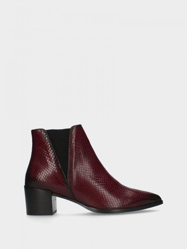 Botines Rojos Mujer | Tienda online | MLV Shoes