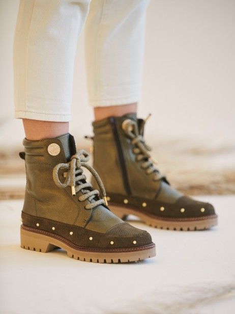 Bota  Estilo Militar Femenino Raquel 03